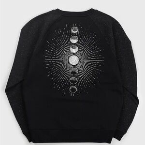 Happy Earth Black Unisex Raglan Pullover unopened - Large